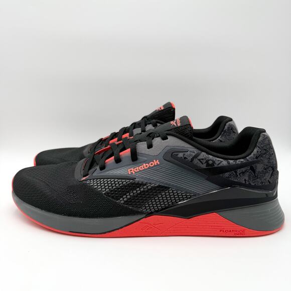 Reebok Mens Nano X4 Training Sneakers US 14 EU 48.5 Black Orange Athletic NWOB main image 9